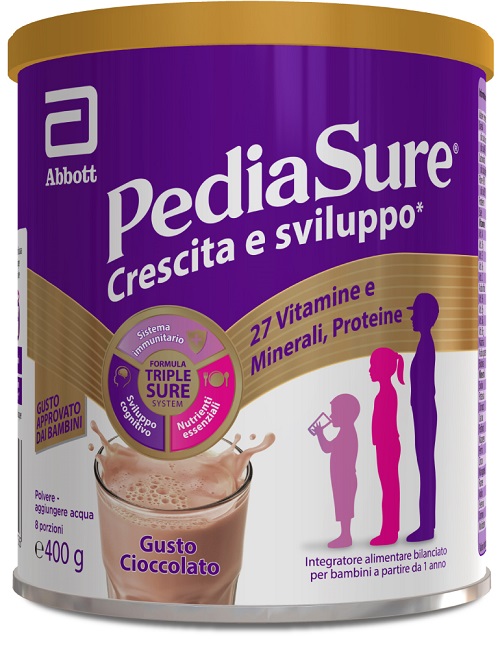 PEDIASURE CRESCITA&SVILUPPO CIOCCOLATO 400 G - farmaidea24.com