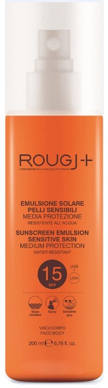 ROUGJ SOLARE SPF15 PELLI SENSIBILI 200 ML - farmaidea24.com