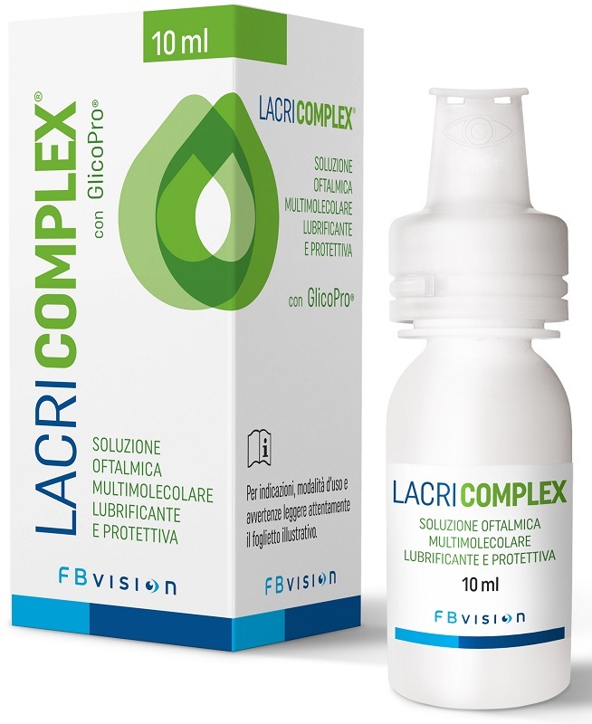LACRICOMPLEX SOLUZIONE OFTALMICA MULTIMOLECOLARE LUBRIFICANTE PROTETTIVA 10 ML - farmaidea24.com