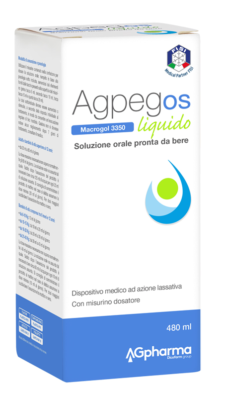AGPEG OS MACROGOL 3350 LIQUIDO 480 ML - farmaidea24.com