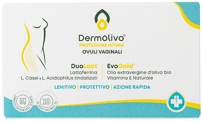 DERMOLIVO OVULI VAGINALI 10 PEZZI - farmaidea24.com