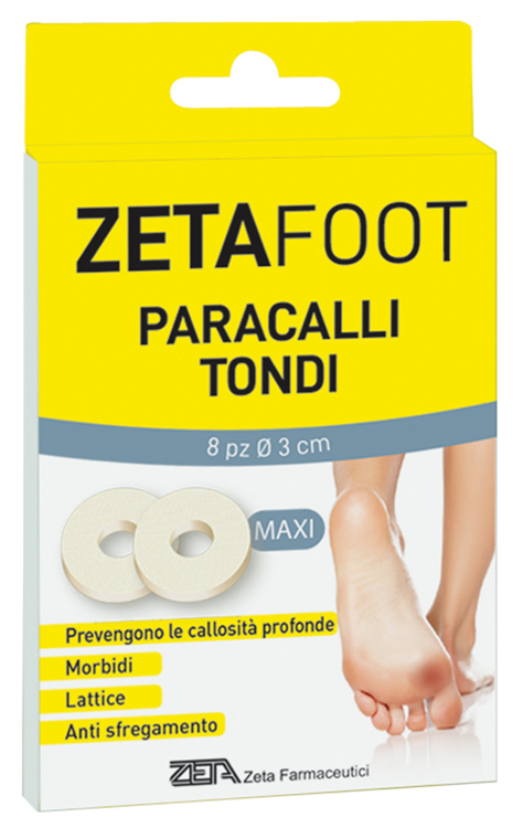 ZETAFOOT PARACALLO GRANDE TONDO LATTICE 8 PEZZI - farmaidea24.com
