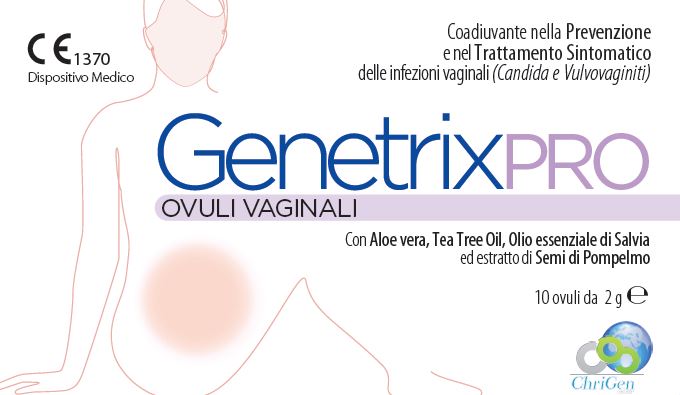 GENETRIX PRO 10 OVULI VAGINALI 2 G - farmaidea24.com