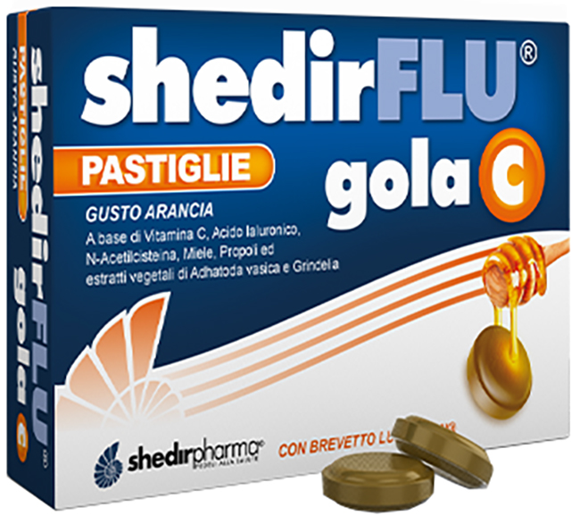 SHEDIRFLU GOLA C ARANCIA 36 PASTIGLIE - farmaidea24.com