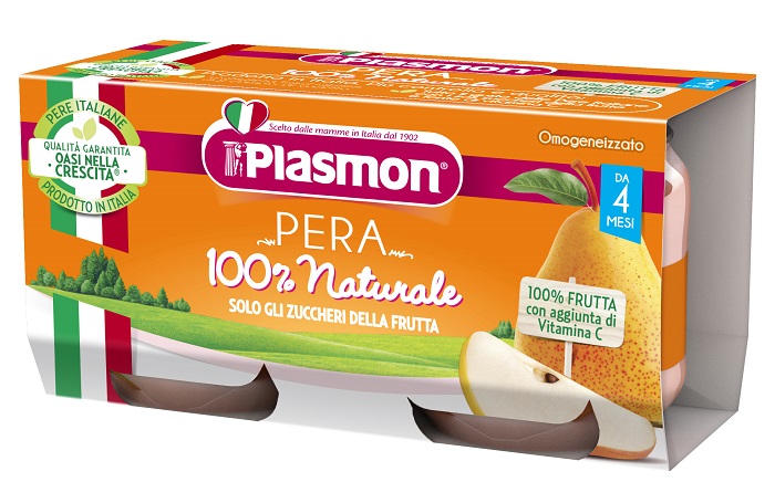PLASMON OMOGENEIZZATO PERA 2 X 80 G - farmaidea24.com