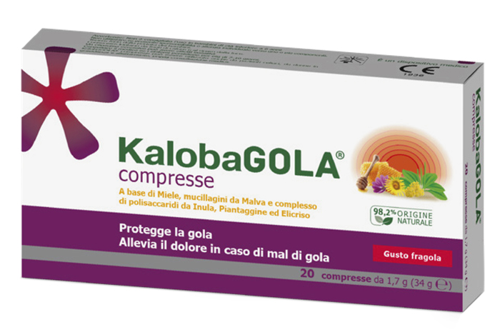 KALOBAGOLA 20 COMPRESSE FRAGOLA - farmaidea24.com