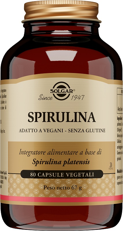 SPIRULINA 80 CAPSULE VEG - farmaidea24.com