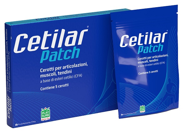 CEROTTO MONOUSO CETILAR PATCH PER ARTICOLAZIONI MUSCOLI E TENDINI 5 PEZZI - farmaidea24.com
