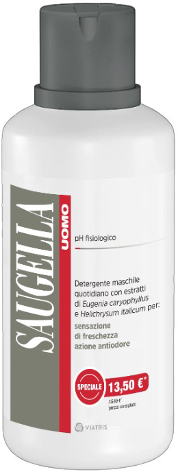 SAUGELLA UOMO DETERGENTE 500 ML TAGLIO PREZZO - farmaidea24.com