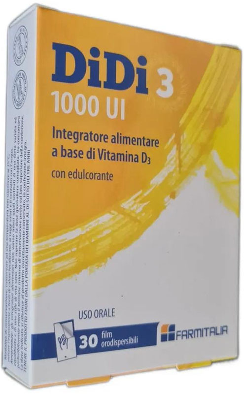 DIDI3 1000 UI 30 FILM ORODISPERSIBILI - farmaidea24.com