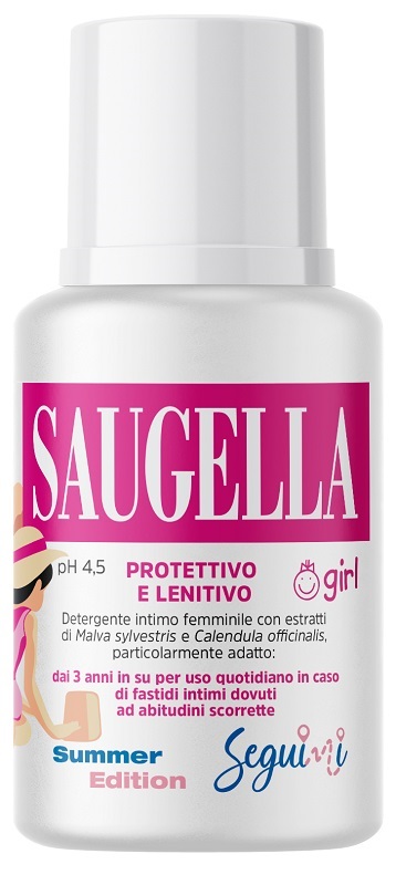 SAUGELLA GIRL PROTETTIVO E LENITIVO DETERGENTE INTIMO 100 ML - farmaidea24.com