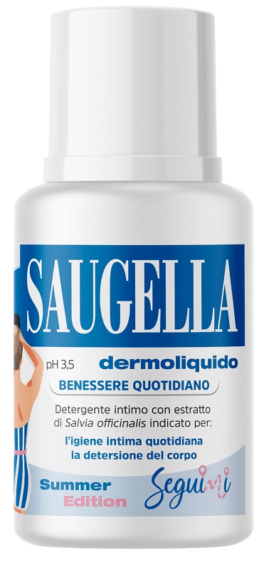 SAUGELLA DERMOLIQUIDO PH 3,5 BENESSERE QUOTIDIANO DETERGENTE INTIMO 100 ML - farmaidea24.com