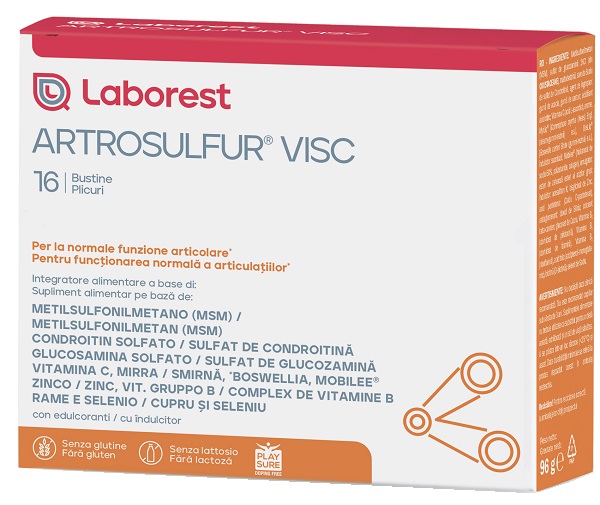 ARTROSULFUR VISC 16 BUSTINE DA 6 G - farmaidea24.com