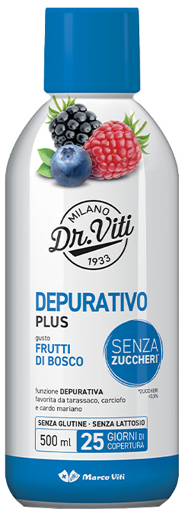 DEPURATIVO PLUS FRUTTI DI BOSCO 500 ML - farmaidea24.com