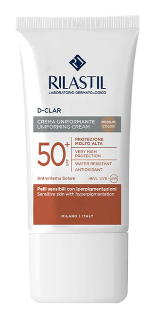 RILASTIL SUN SYSTEM D-CLAR MEDIUM SPF50+ 40 ML - farmaidea24.com