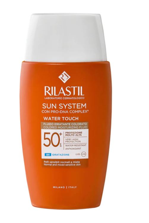 RILASTIL SUN SYSTEM WATER TOUCH COLOR FLUIDO SPF50+ 50 ML - farmaidea24.com