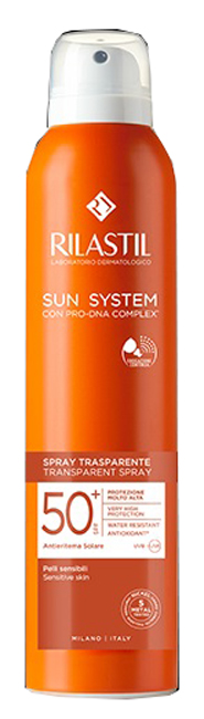 RILASTIL SUN SYSTEM TRASPARENT SPRAY SPF50+ 200 ML - farmaidea24.com