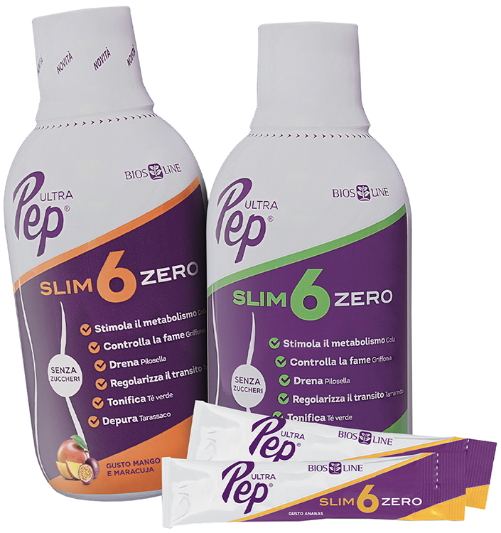 ULTRA PEP SLIM 6 ZERO ANANAS 500 ML BIOSLINE - farmaidea24.com
