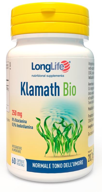 LONGLIFE KLAMATH BIO 60 CAPSULE VEGETALI - farmaidea24.com