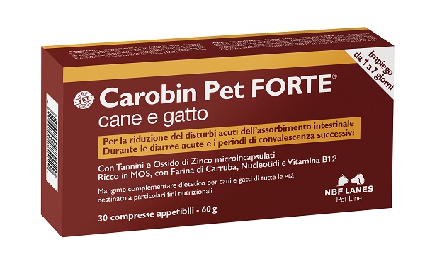 CAROBIN PET FORTE 30 COMPRESSE - farmaidea24.com