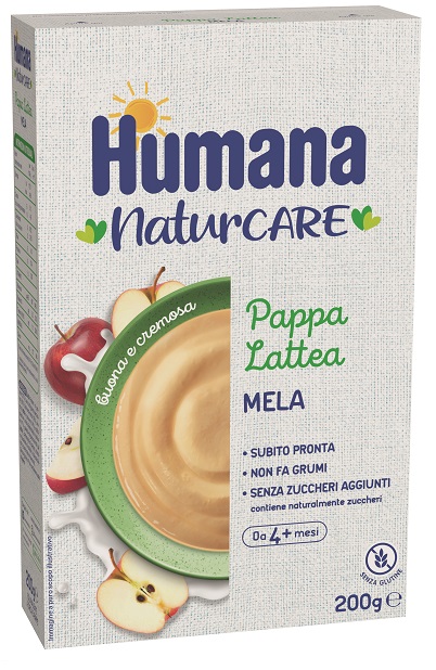 HUMANA PAPPA LATTEA MELA 200 G - farmaidea24.com