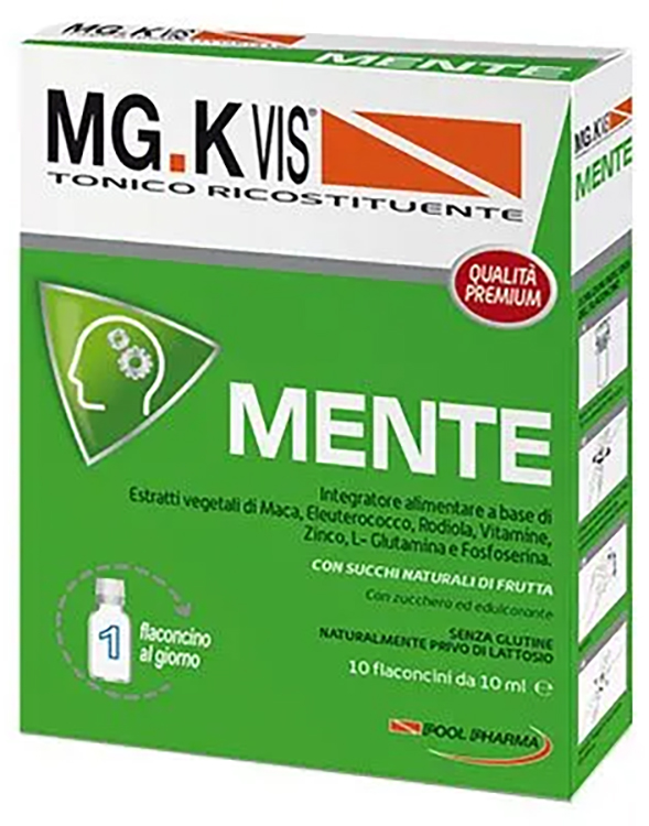 MGK VIS TONICO RICOSTITUENTE MENTE 10 FLACONCINI DA 10 ML - farmaidea24.com