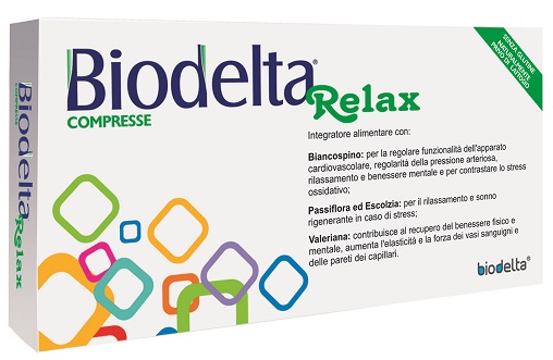 BIODELTA RELAX 30 COMPRESSE - farmaidea24.com