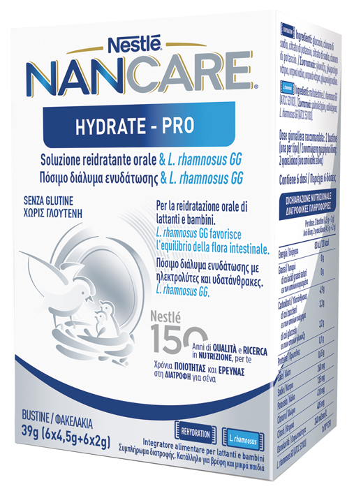 NESTLE' NANCARE HYDRATE PRO BUSTINE 6X4,5 G + 6X2 G - farmaidea24.com