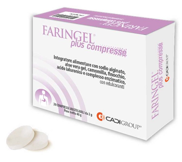 FARINGEL PLUS 20 COMPRESSE MASTICABILI - farmaidea24.com