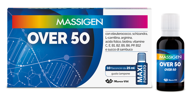 MASSIGEN OVER 50 10 FLACONI DA 25 ML - farmaidea24.com