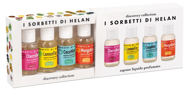 I SORBETTI DI HELAN CHERRYBERRY DISCOVERY KIT SAPONI LIQUIDI 4 PEZZI DA 25 ML - farmaidea24.com