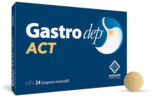 GASTRODEP ACT 24 COMPRESSE MASTICABILI - farmaidea24.com