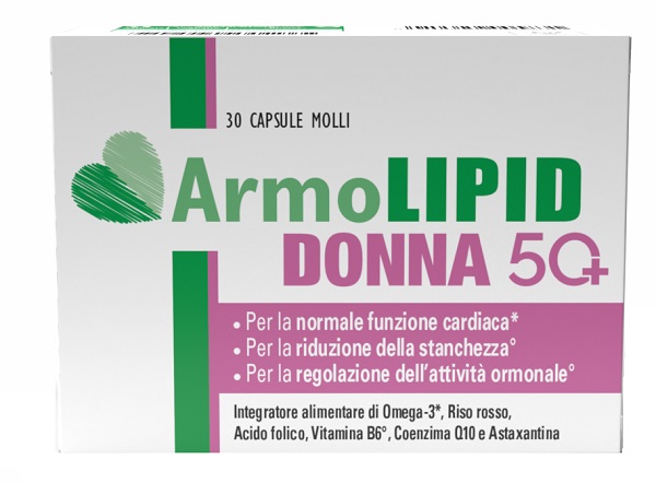ARMOLIPID DONNA 50+ 30 CAPSULE MOLLI - farmaidea24.com