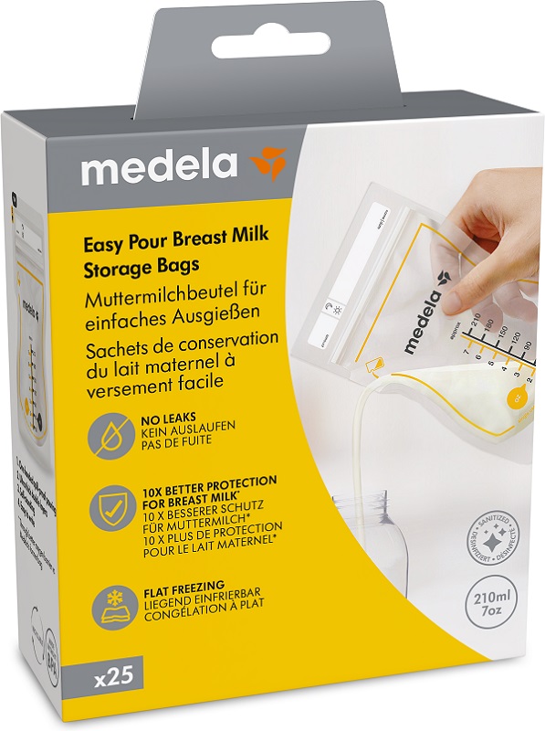 EASY POUR SACCA CONSERVAZIONE LATTE MATERNO 25 PEZZI - farmaidea24.com