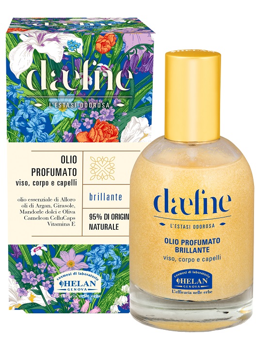 DAEFNE OLIO PROFUMATO BRILLANTE PER VISO CORPO E CAPELLI SPRAY 50 ML - farmaidea24.com