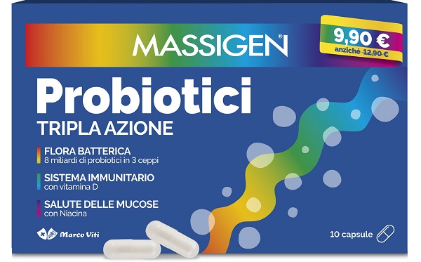 MASSIGEN PROBIOTICI 10 CAPSULE 2024 OFFERTA SPECIALE - farmaidea24.com