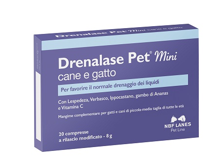DRENALASE PET MINI CANE GATTO 20 COMPRESSE - farmaidea24.com