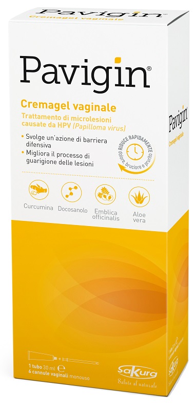PAVIGIN CREMAGEL VAGINALE 30 ML CON 6 CANNULE VAGINALI MONOUSO - farmaidea24.com