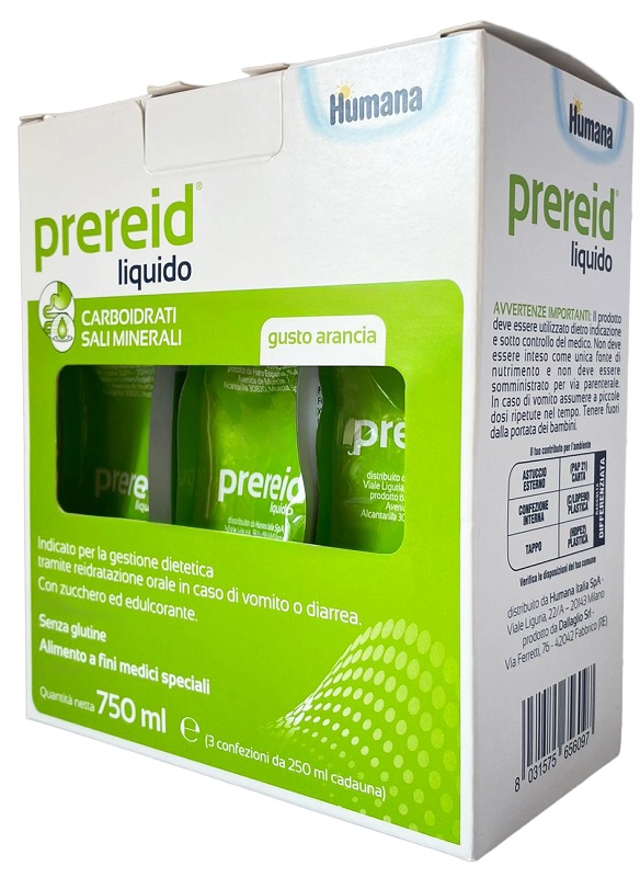 PREREID LIQUIDO 3 PEZZI DA 250 ML HUMANA - farmaidea24.com