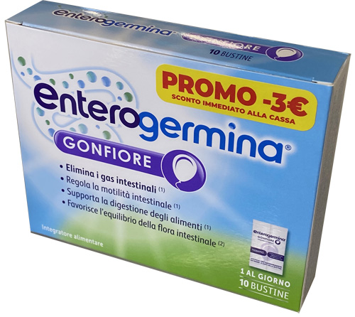 ENTEROGERMINA GONFIORE 10 BUSTINE 4 G PROMO - farmaidea24.com