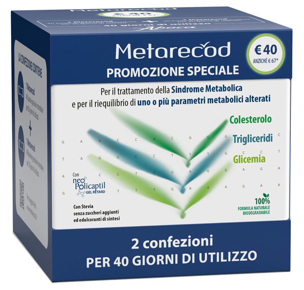 METARECOD 40 BUSTINE GRANULARI DA 2,5 G 2 PEZZI - farmaidea24.com