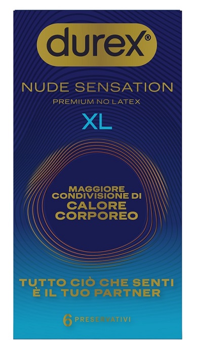 PRESERVATIVO DUREX NUDE SENSATION XL 6 PEZZI - farmaidea24.com