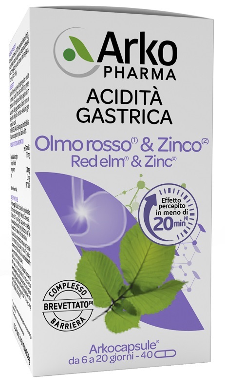 ARKOCPS OLMO ROSSO & ZINCO 40 CAPSULE - farmaidea24.com