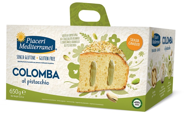 PIACERI MEDITERRANEI COLOMBA AL PISTACCHIO 650 G - farmaidea24.com