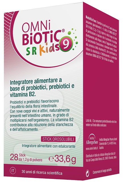OMNI BIOTIC SR 9 KIDS 28 STICK - farmaidea24.com