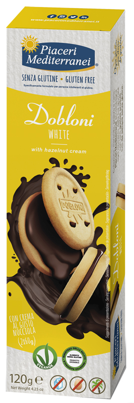 PIACERI MEDITERRANEI DOBLONI WHITE 2 PEZZI DA 60 G - farmaidea24.com
