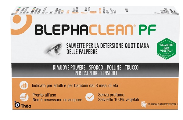 BLEPHACLEAN PF SALVIETTE DETERSIONE QUOTIDIANA PALPEBRE 20 PEZZI SENZA PROFUMO - farmaidea24.com