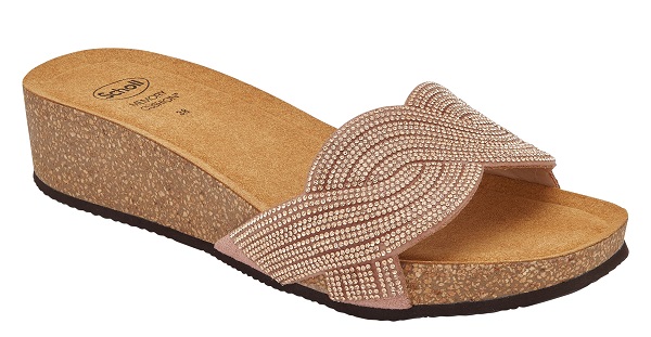 CALZATURA VEGAS LOW MICROFIBRE+STRASS W ROSE GOLD 38 - farmaidea24.com