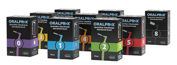 ORALPROX SCOVOLINO BLISTER 6 PEZZI MISURA 0 - farmaidea24.com