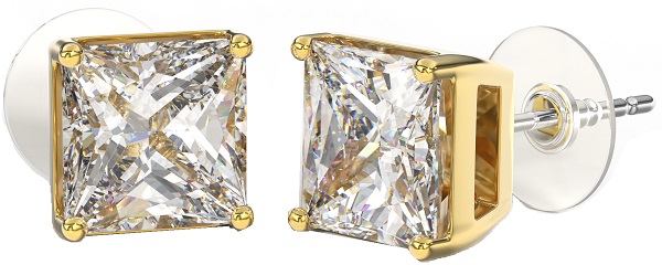 BJT381 ORECCHINO QUEEN MARGARET 8MM GOLD PLATED - farmaidea24.com